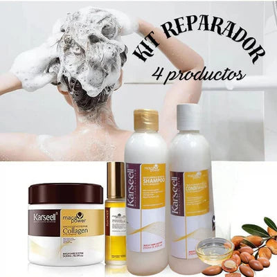 🛍️ ÚLTIMAS UNIDADES | ✨ KIT REPARADOR 4X1 KARSEELL® Revitalizador Capilar 2024 | 🔥 Descubre el Tratamiento Revolucionario que Transformará tu Cabello