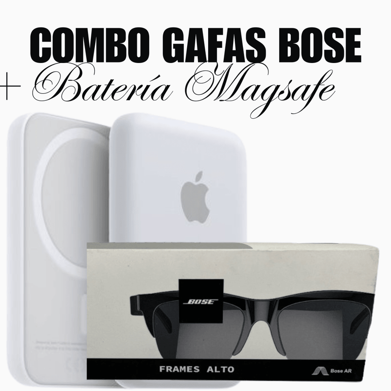 Combo Gafas Bose+Batería Magsafe