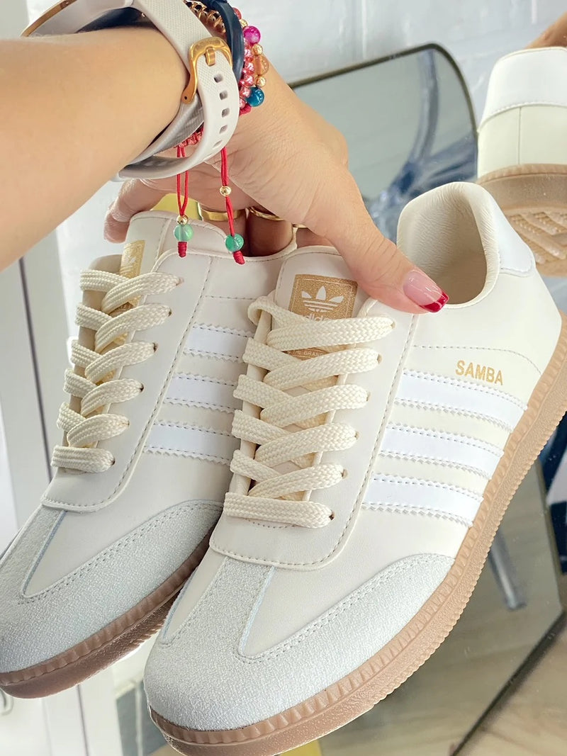 ✨ Edición Especial | 👟 Tenis Samba Beige | 🔥 ¡Compre 2 y obtenga un 50% de descuento en la segunda unidad!