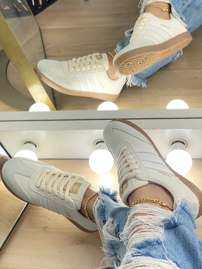 ✨ Edición Especial | 👟 Tenis Samba Beige | 🔥 ¡Compre 2 y obtenga un 50% de descuento en la segunda unidad!