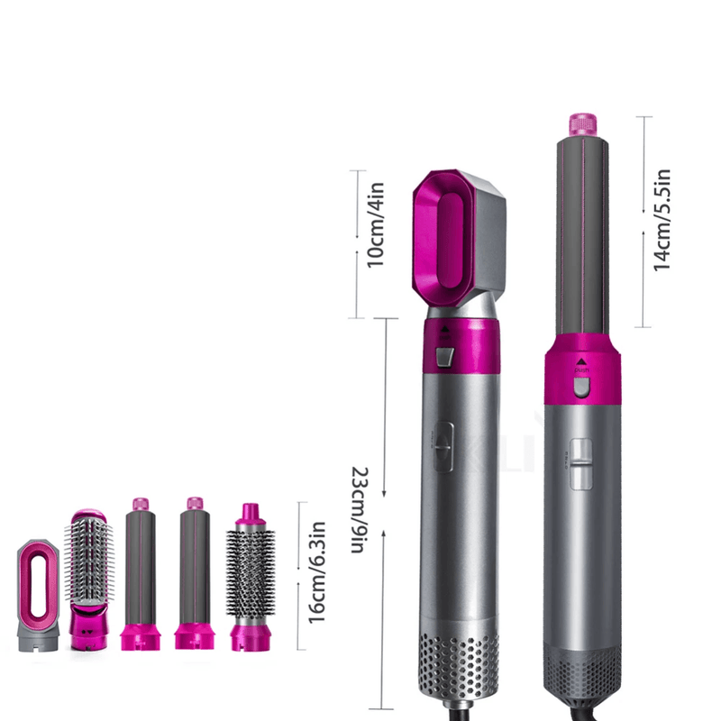 Cepillo Secador Alisador Original 5 En 1